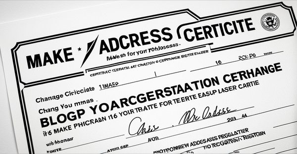 Changement d'adresse carte grise : étapes et astuces indispensables